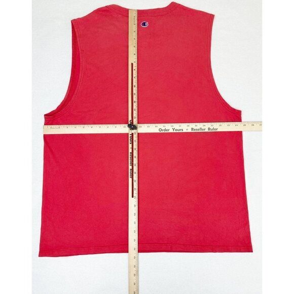 Vintage 1996 NFL Chiefs Kansas City Sleeveless Shirt XL Champion Football - Picture 9 of 11